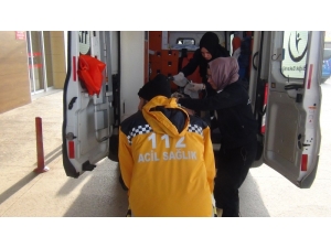 Talihsiz İşçi Metrelerce Yükseklikten Düştü