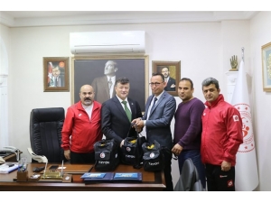 Spor Müsabakaları Sağlıkçılar Derneği’nden Fillikçioğlu’na Ziyaret