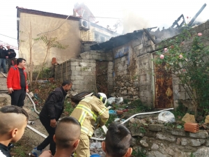 Edremit’te Korkutan Yangın