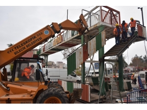 Bilecik’te Eski Üst Geçit Kaldırılıyor