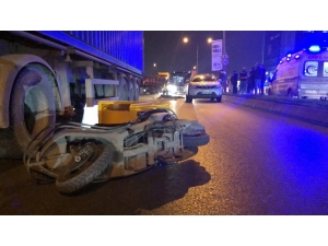 Yeni Başladığı Motosikletli Kurye İşi Sonu Oldu