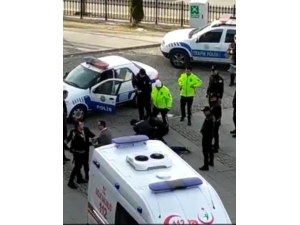 Bayburt’ta Katil Zanlısının Yakalanma Anı Kamerada