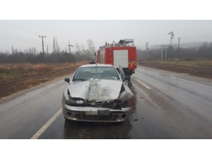 İskilip’te Trafik Kazası: 1 Yaralı