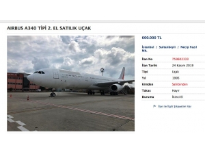 Atatürk Havalimanı’nda Sahibinden Satılık Yolcu Uçağı