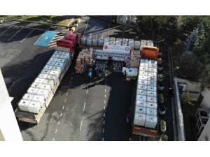 250 Ton Sahte Ve Kaçak İçki Emniyetin Bahçesinde Sergilendi