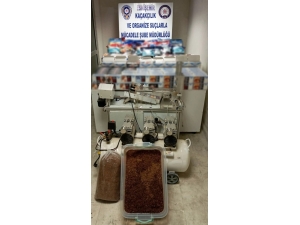 Sigara İmalathanesi Olarak Kullanılan İkamete Operasyon