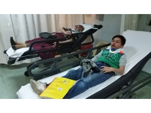 Samsun’da Minibüs Şarampole Yuvarlandı: 4 Yaralı