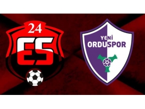 Erzincanspor İle Yeni Orduspor 1-1 Berabere Kaldı