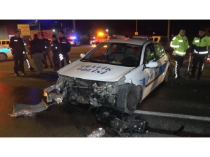 Şüpheli Aracı Kovalayan Trafik Ekibi Kaza Yaptı: 2’si Polis 3 Yaralı