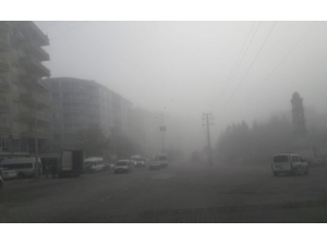 Silvan’ı Sis Kapladı