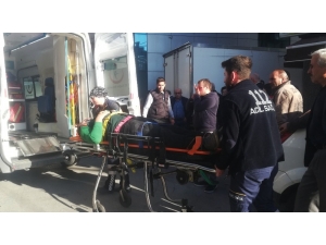 Bafra’da İş Kazası: 1 Yaralı