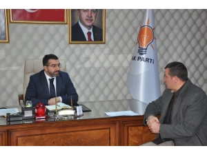 Kars’ta Şeker Fabrikası İşçileri Başkan Adem Çalkın İle Görüştü