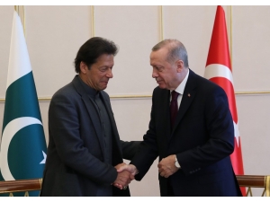 Cumhurbaşkanı Erdoğan, Pakistan Başbakanı Khan İle Görüştü