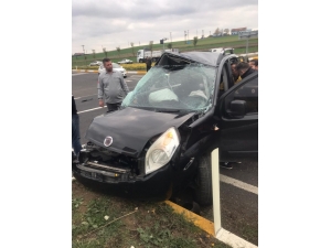 Tekirdağ’da Tır İle Ticari Araç Çarpıştı: 1 Yaralı