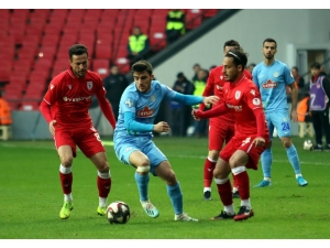 Ziraat Türkiye Kupası: Samsunspor: 0 - Çaykur Rizespor: 0 (İlk Yarı)