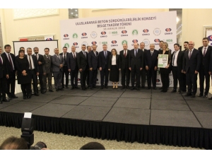 Çimko Çimento’ya ’Kaynakların Sorumlu Kullanımı’ Sertifikası