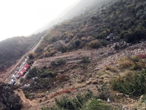 Uçuruma Yuvarlanan Otomobilin Sürücüsü Ağır Yaralandı