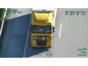 Gaziantep’te Helikopter Destekli Trafik Uygulaması