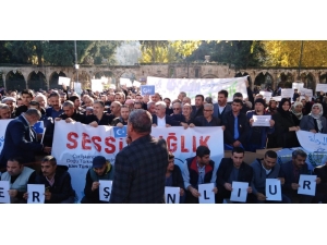 Şanlıurfa’da Çin’in Doğu Türkistan Protestosu