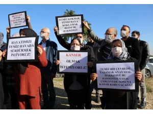 Çöp Tesisine ‘Maskeli’ Protesto