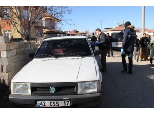 Konya’dan Çalınan Otomobil Karaman’da Bulundu