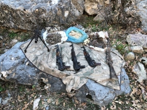 ’Kıran 10’ Operasyonunda Silah Ve Mühimmat Bulundu