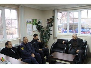 İlçe Protokolü Esnafları Ziyaret Etti