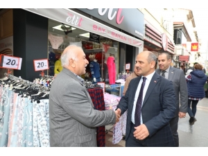 Başkan Söğüt, Ağadere Caddesi Esnafıyla Buluştu