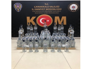 Çanakkale’de Sahte Bandrollü İçki Operasyonu