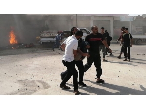 Msb: "Eli Kanlı Terör Örgütü Pkk/ypg, Fırat Kalkanı Harekatı Bölgesindeki Cerablus İlçe Merkezinde Yine Masum Sivilleri Hedef Aldı. Eyp Yüklü İki Motosikleti Uzaktan Kumanda İle Patlatan Teröristler, Aralarında Çocuklar