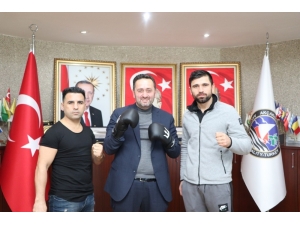 Dünya Şampiyonundan Başkan Yanmaz’a Ziyaret