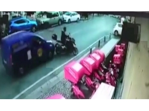 Beşiktaş’ta Feci Kaza Kamerada