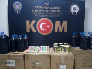 Oto Yıkamacıya Kaçak İçki Operasyonu