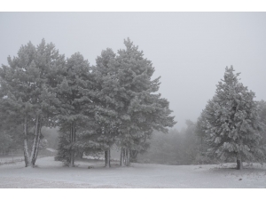 Demirci’de Fırtına Ve Tipi Etkili Oluyor