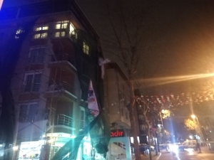 Avcılar’da Şiddetli Rüzgarda İskele Koptu