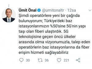 Türk Telekom Ceo’su Ortak Altyapı Çağrısı Yaptı