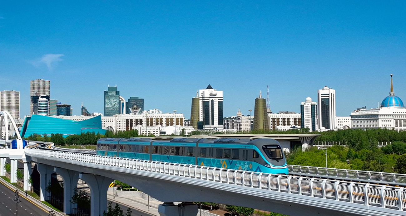 astana-da-hafif-rayli-sistem-hizmete-acildi