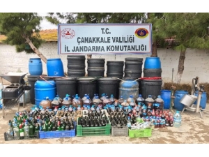 Çanakkale’de Kaçak İçki Operasyonu: 4 Gözaltı