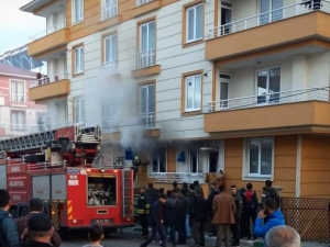 Bingöl’de Ev Yangını