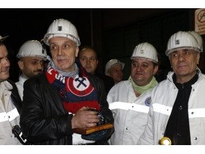 Türk İş Genel Başkanı Atalay, Yerin -560 Metre Altına İndi