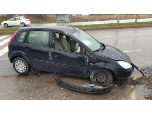 Samsun’da Trafik Kazası: 2 Yaralı