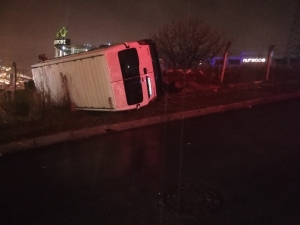 Esenyurt’ta İşçi Servisi Devrildi: 6 Yaralı