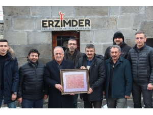 Rektör Çomaklı, Erzurum İmam Hatipler Derneğini Ziyaret Etti
