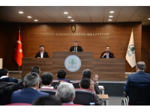 Pursaklar Belediye Meclisi Yılın İlk Toplantısını Gerçekleştirdi