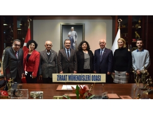 Ziraat Mühendisleri Başkan Ataç’ı Ziyaret Etti