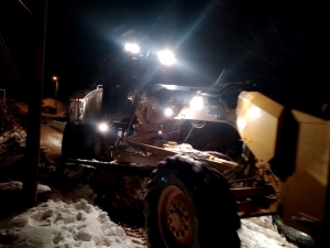 Malatya’da Kar’dan 226 Kırsal Mahalle Yolu Kapalı