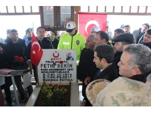 Şehit Fethi Sekin, Şehadetinin 3. Yılında Kabri Başında Anıldı