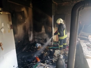 Seydikemer’de Ev Yangını