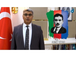 Vali Gürel, Azerbaycan İçin Şiir Okudu
