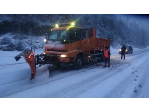 Kar Fırtınası Kazdağları’nda Etkili Oluyor
